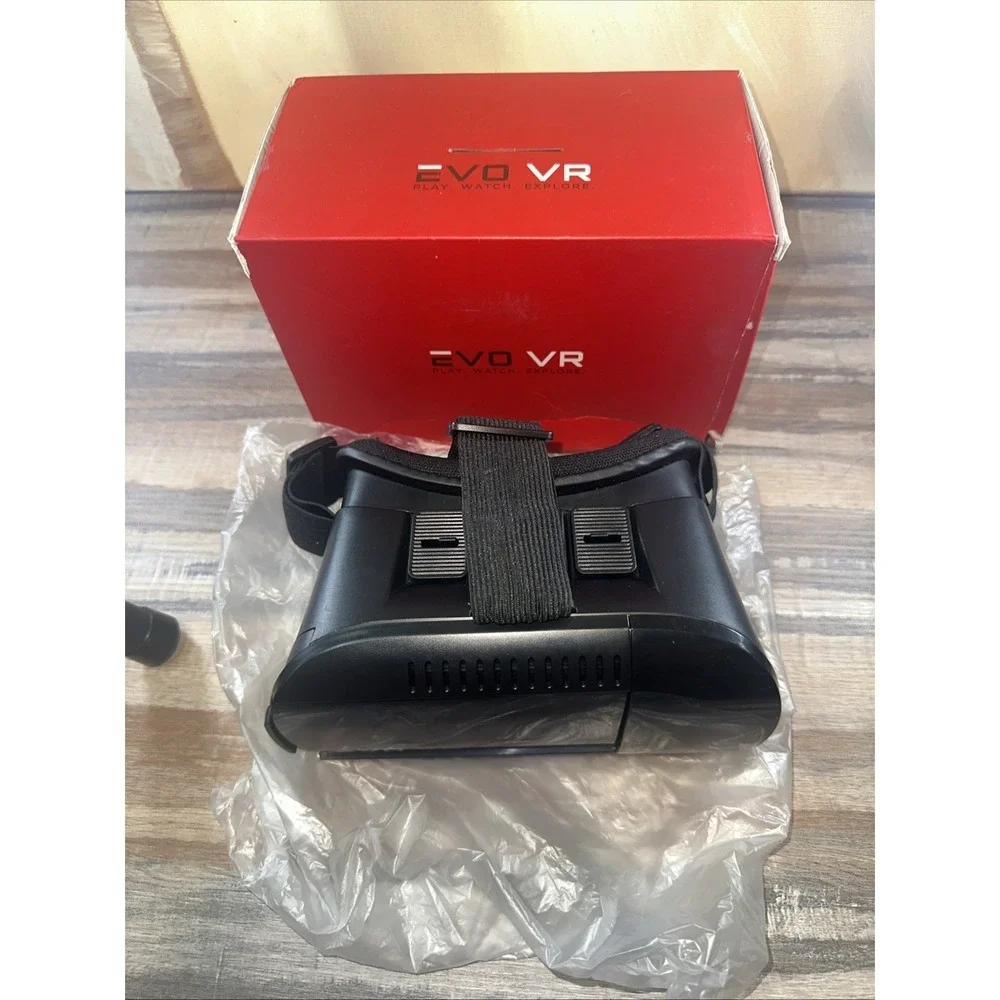 EVO VR Virtual Reality Headset for Smart Phone with Box Tested Working